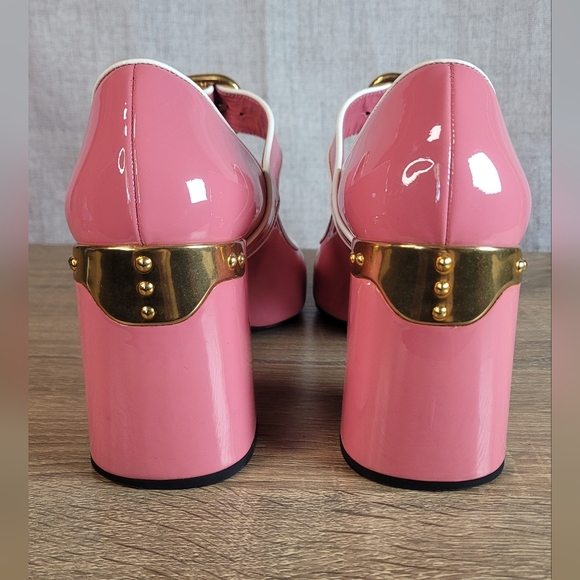 Prada Pink Patent Leather Heels Mary Jane - Picture 15 of 17